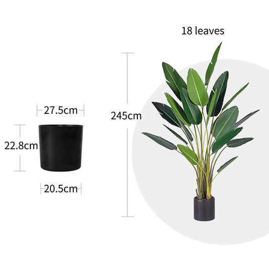 245cm Artificial Giant Birds of Paradise Tree