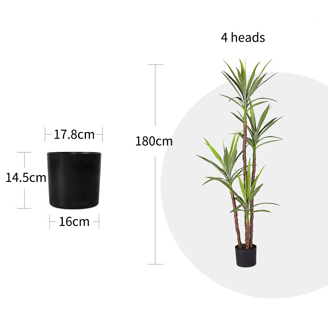 180cm Artificial Dracaena Yucca Tree