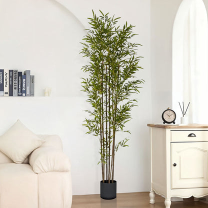210cm Lucky Bamboo Artificial Plant w/ 7 Branches
