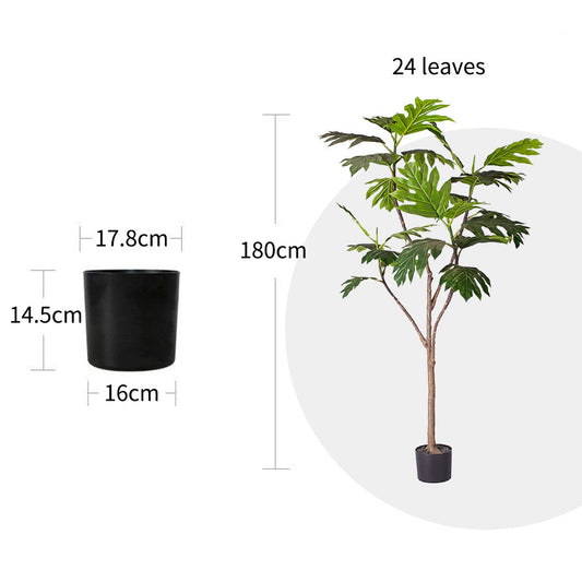 180cm Artificial Split-Leaf Philodendron Tree