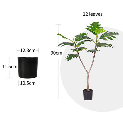 90cm Artificial Split-Leaf Philodendron Tree