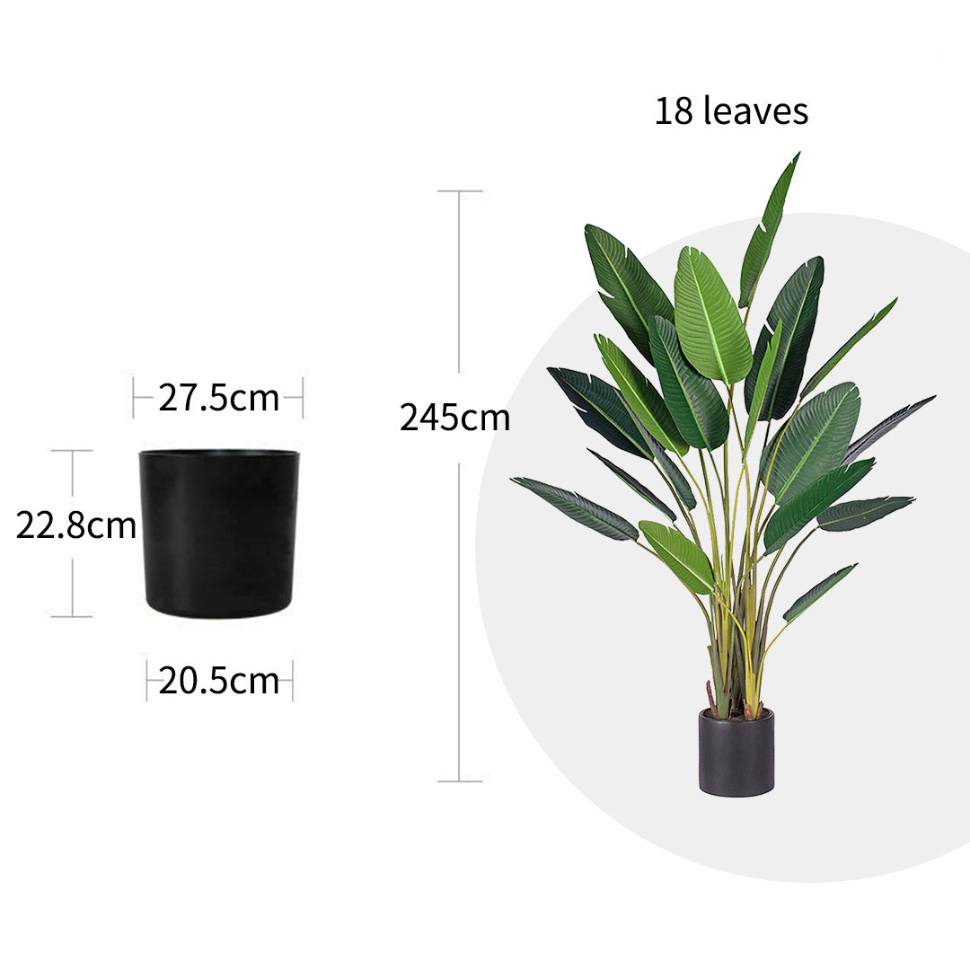 245cm Artificial Giant Birds of Paradise Tree