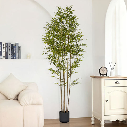 240cm Lucky Bamboo Artificial Plant w/ 7 Branches