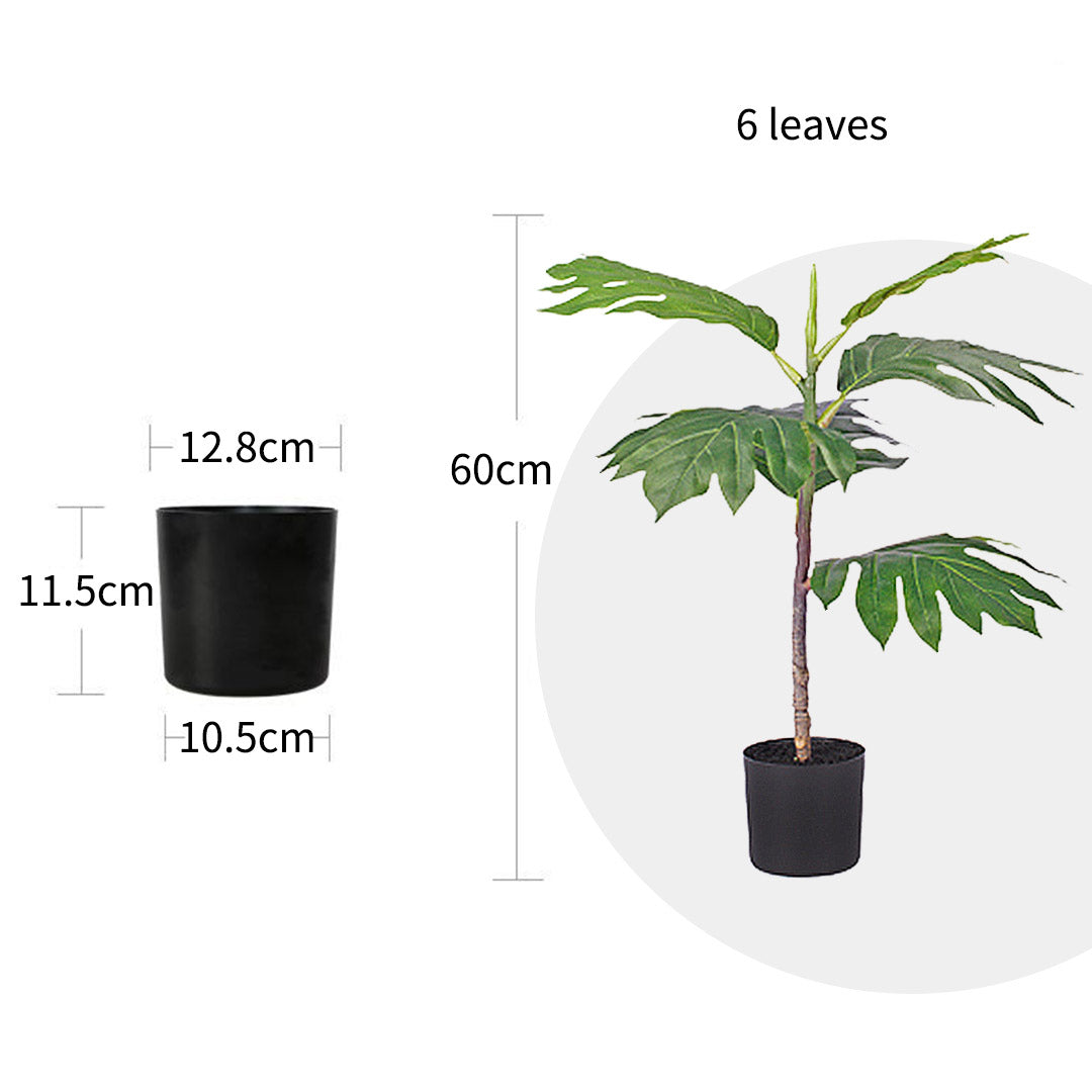 60cm Artificial  Split-Leaf Philodendron Tree