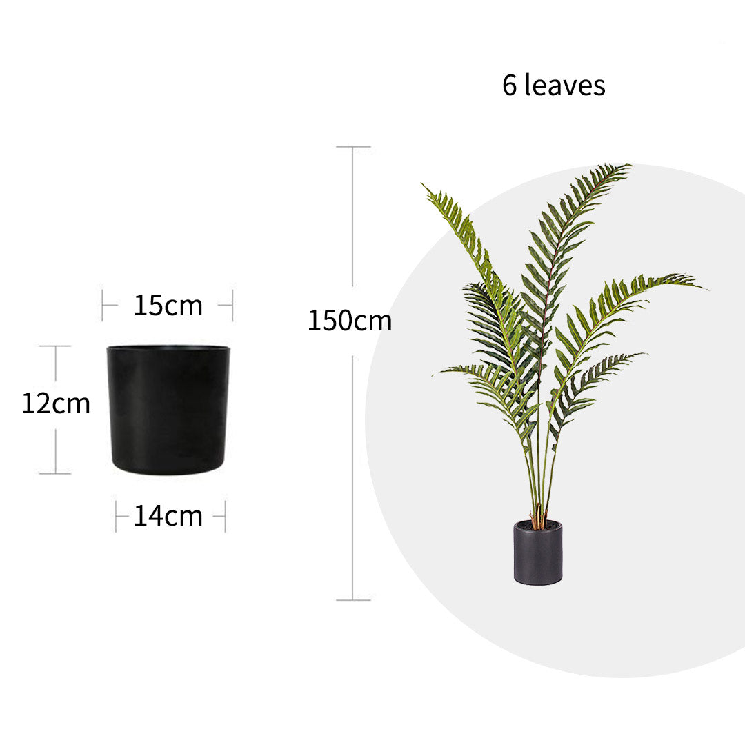 150cm Artificial Rogue Hares Foot Fern