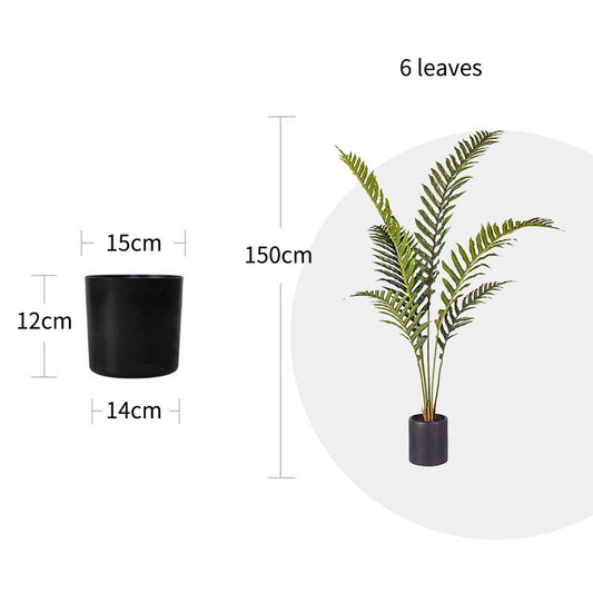 150cm Artificial Rogue Hares Foot Fern