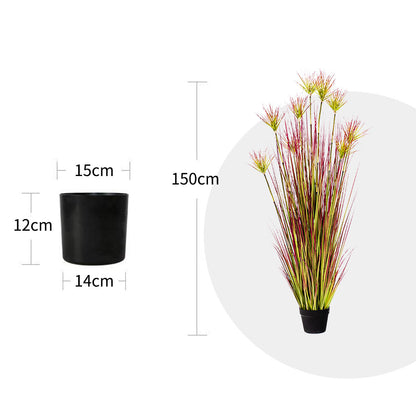 150cm Purple-Red Artificial Papyrus Plant