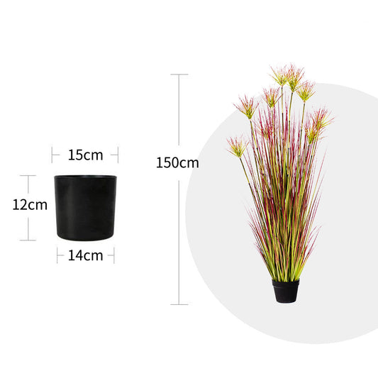 150cm Purple-Red Artificial Papyrus Plant