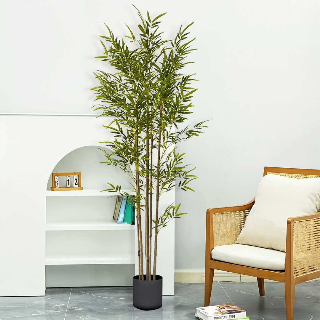 180cm Lucky Bamboo Artificial Plant w/ 7 Branches