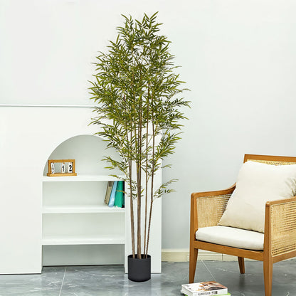 240cm Lucky Bamboo Artificial Plant w/ 7 Branches