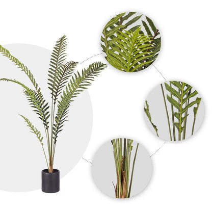 180cm Artificial Rogue Hares Foot Fern