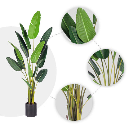 220cm Artificial Giant Birds of Paradise Tree