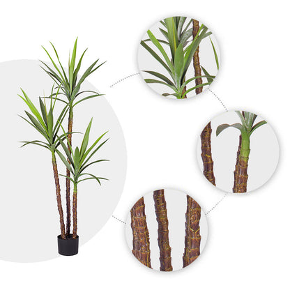 150cm Artificial Dracaena Yucca Tree