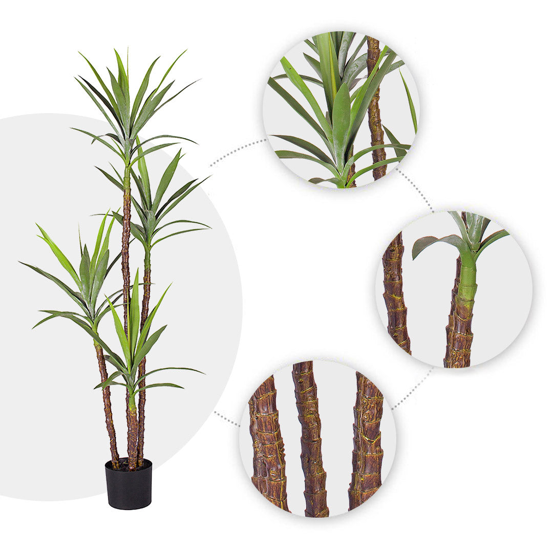 180cm Artificial Dracaena Yucca Tree