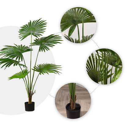 120cm Artificial Fan Palm