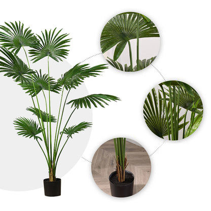 180cm Artificial Fan Palm