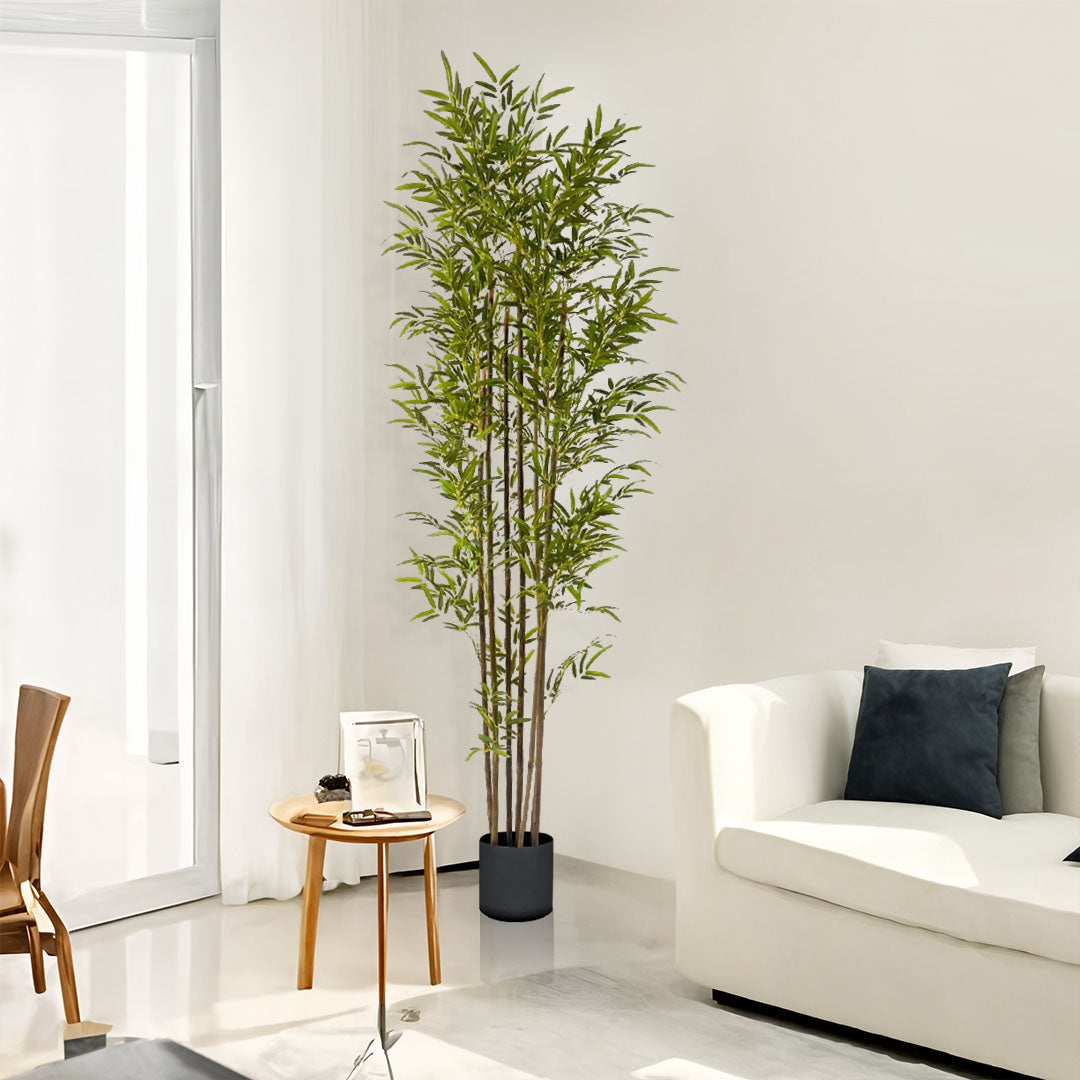 210cm Lucky Bamboo Artificial Plant w/ 7 Branches