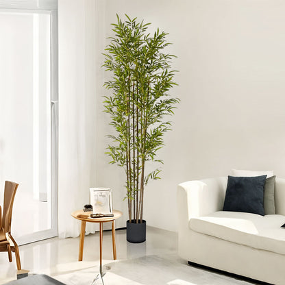 210cm Lucky Bamboo Artificial Plant w/ 7 Branches