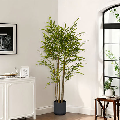 150cm Lucky Bamboo Artificial Plant w/ 7 Branches