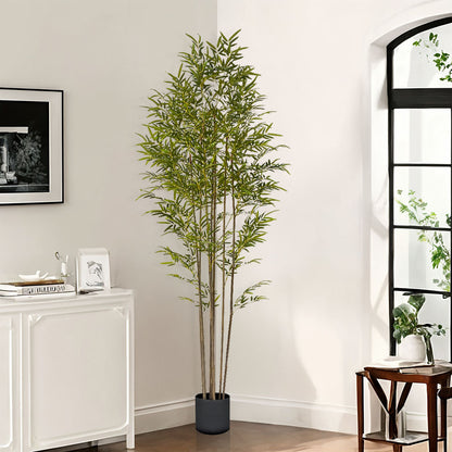 240cm Lucky Bamboo Artificial Plant w/ 7 Branches