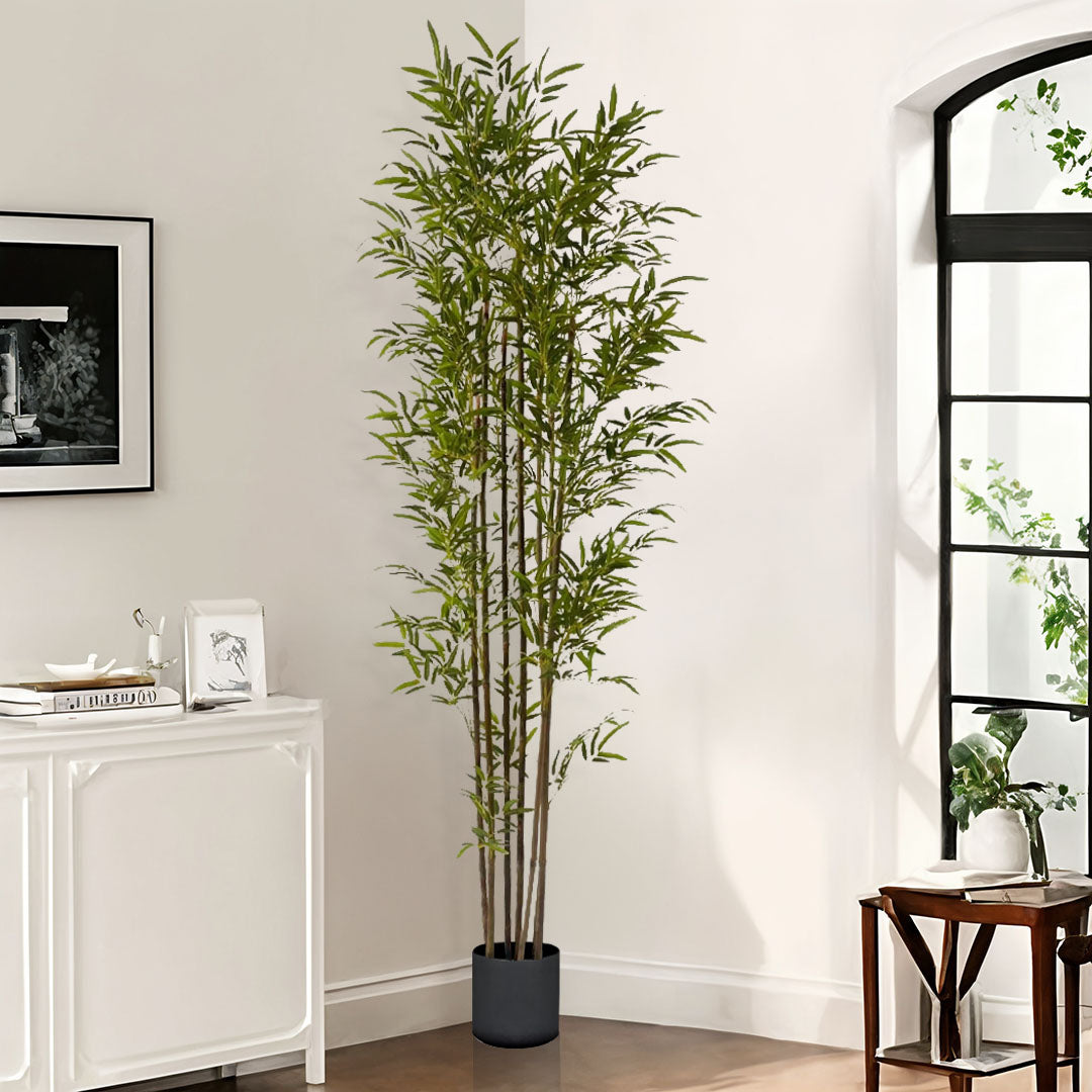 210cm Lucky Bamboo Artificial Plant w/ 7 Branches