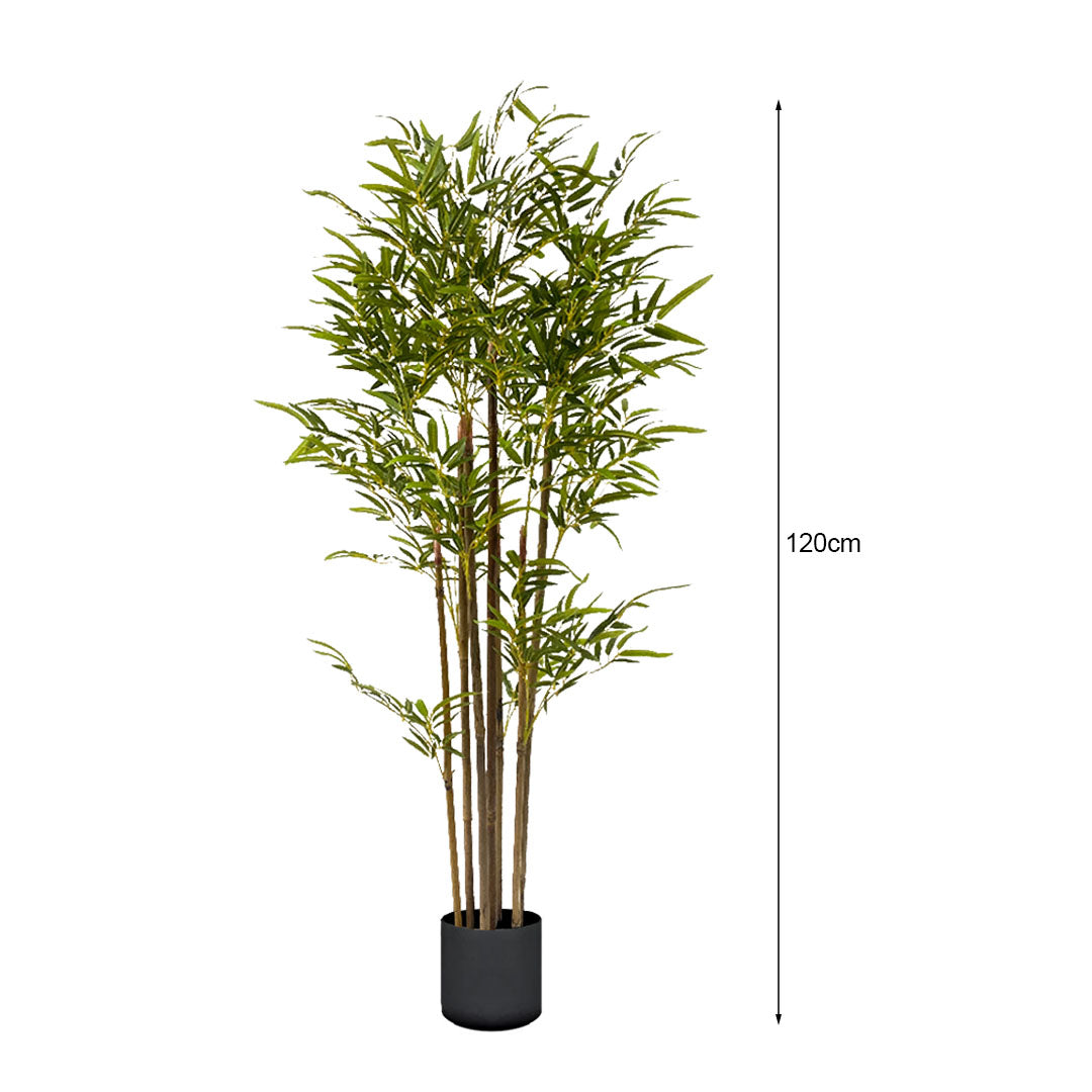 120cm Lucky Bamboo Artificial Plant w/ 7 Branches