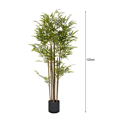 120cm Lucky Bamboo Artificial Plant w/ 7 Branches