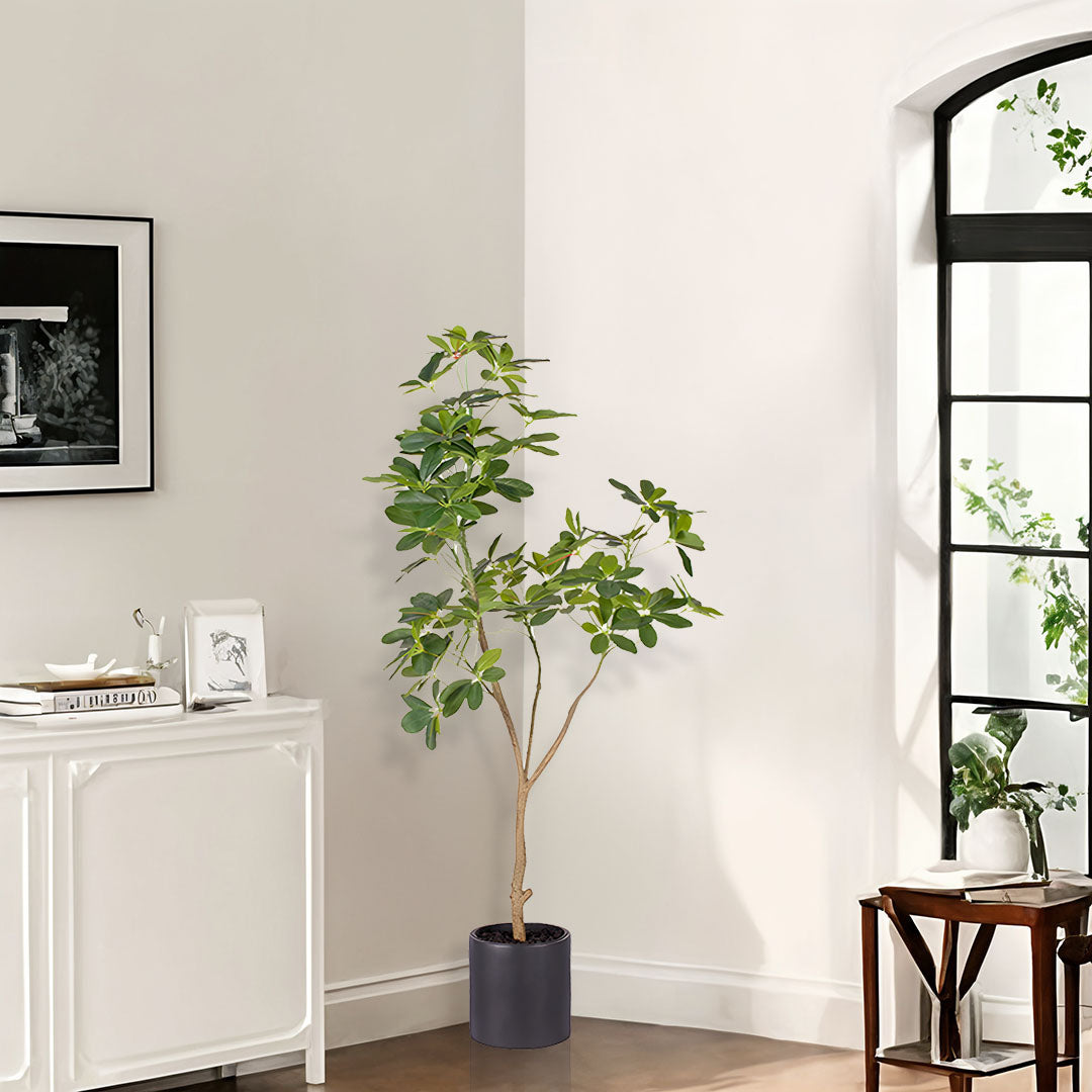 120cm Artificial Schefflera Dwarf Umbrella Tree