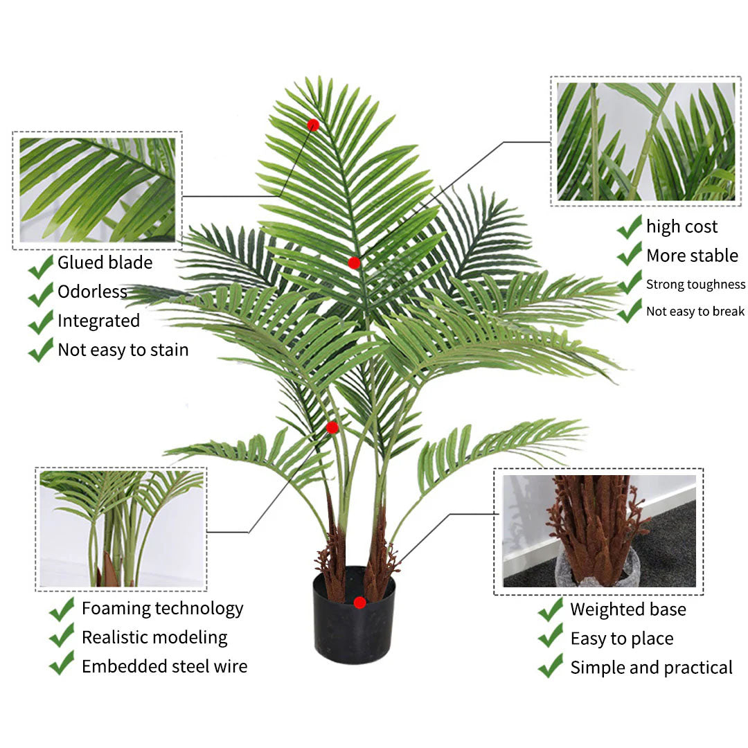 165cm Artificial Swallowtail Palm