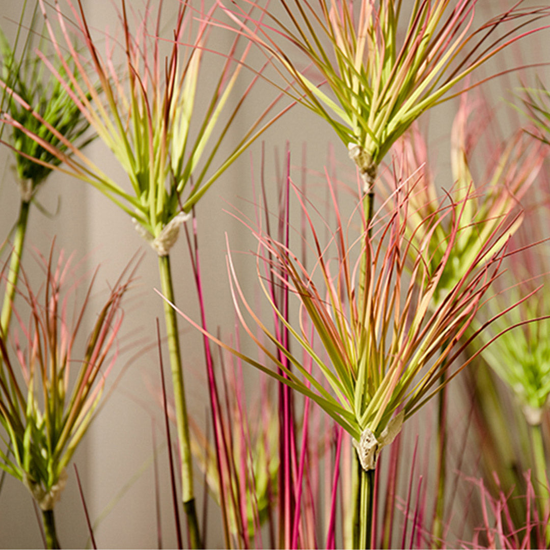 120cm Purple-Red Artificial Papyrus Plant