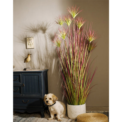 120cm Purple-Red Artificial Papyrus Plant