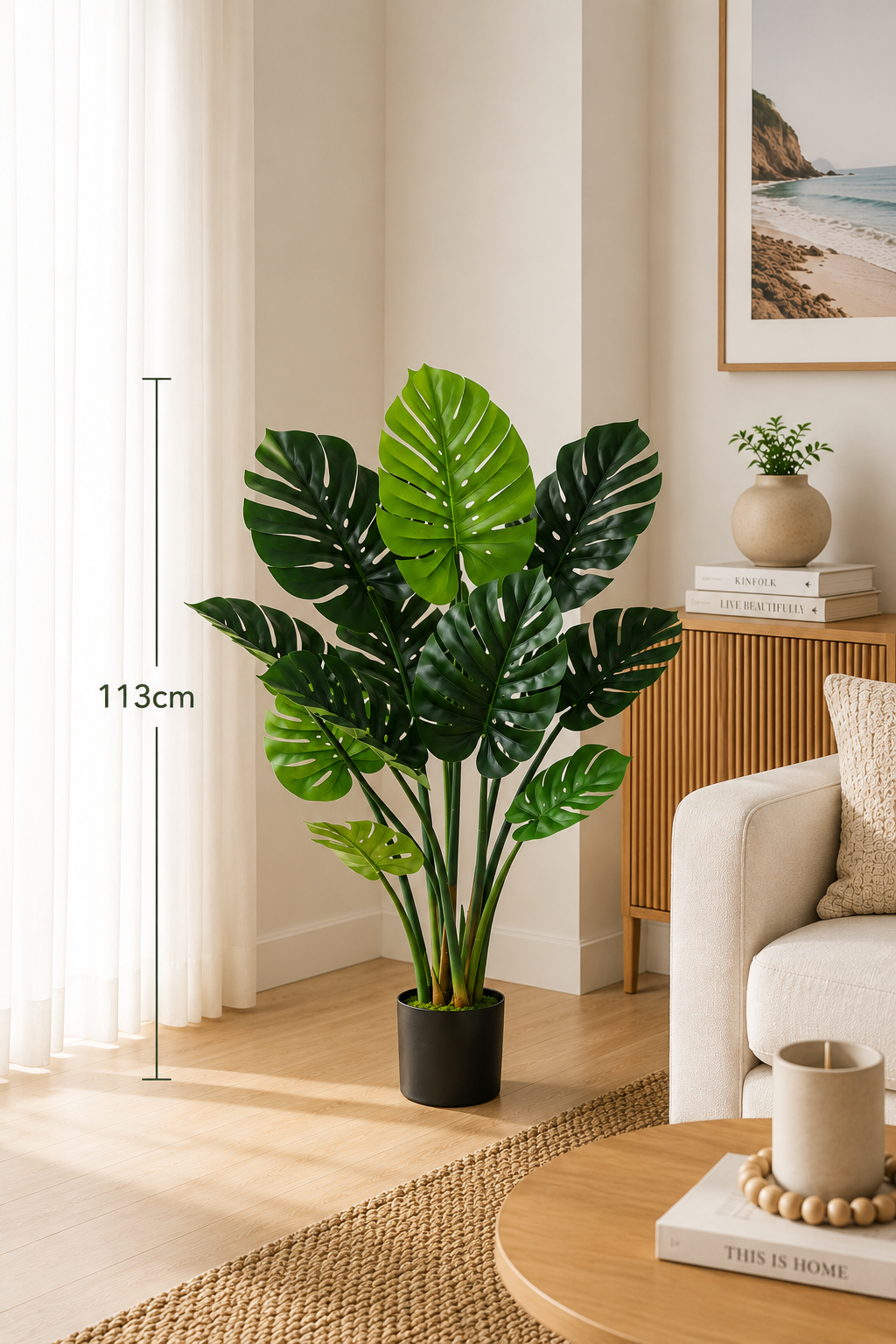 113cm Artificial Turtle Back Plant