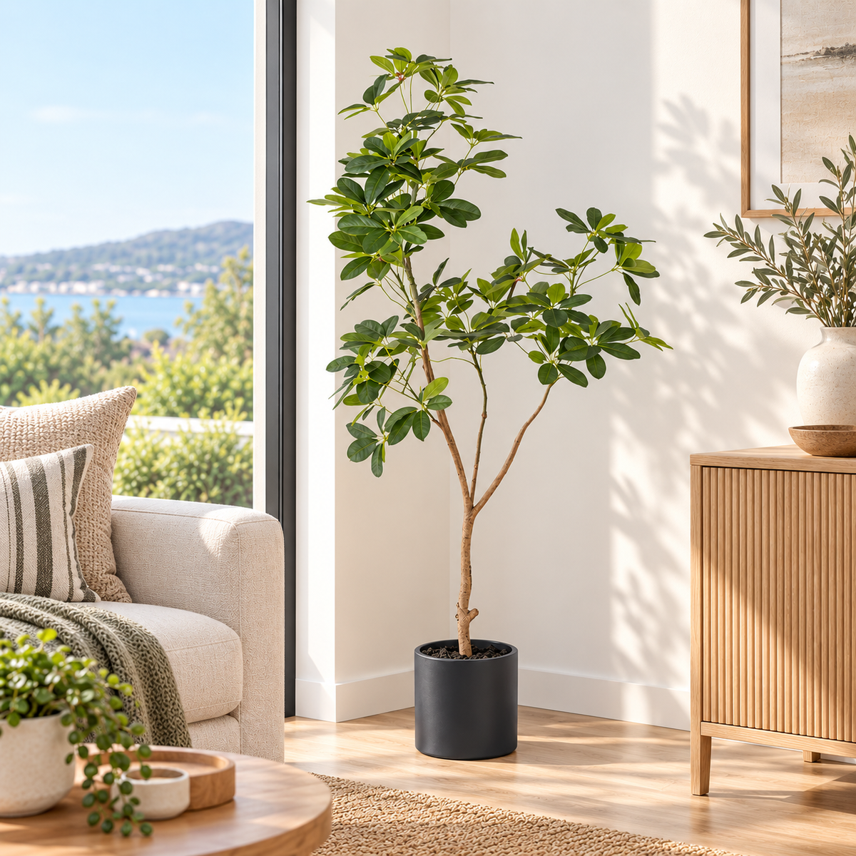 120cm Artificial Umbrella Tree (Schefflera)