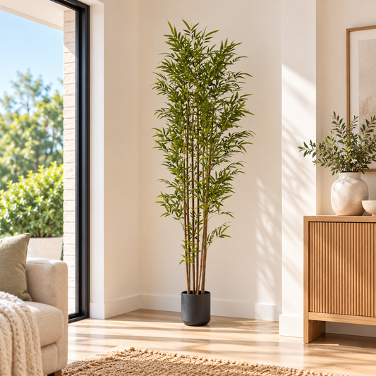210cm Lucky Bamboo Plant w/ 7 Branches