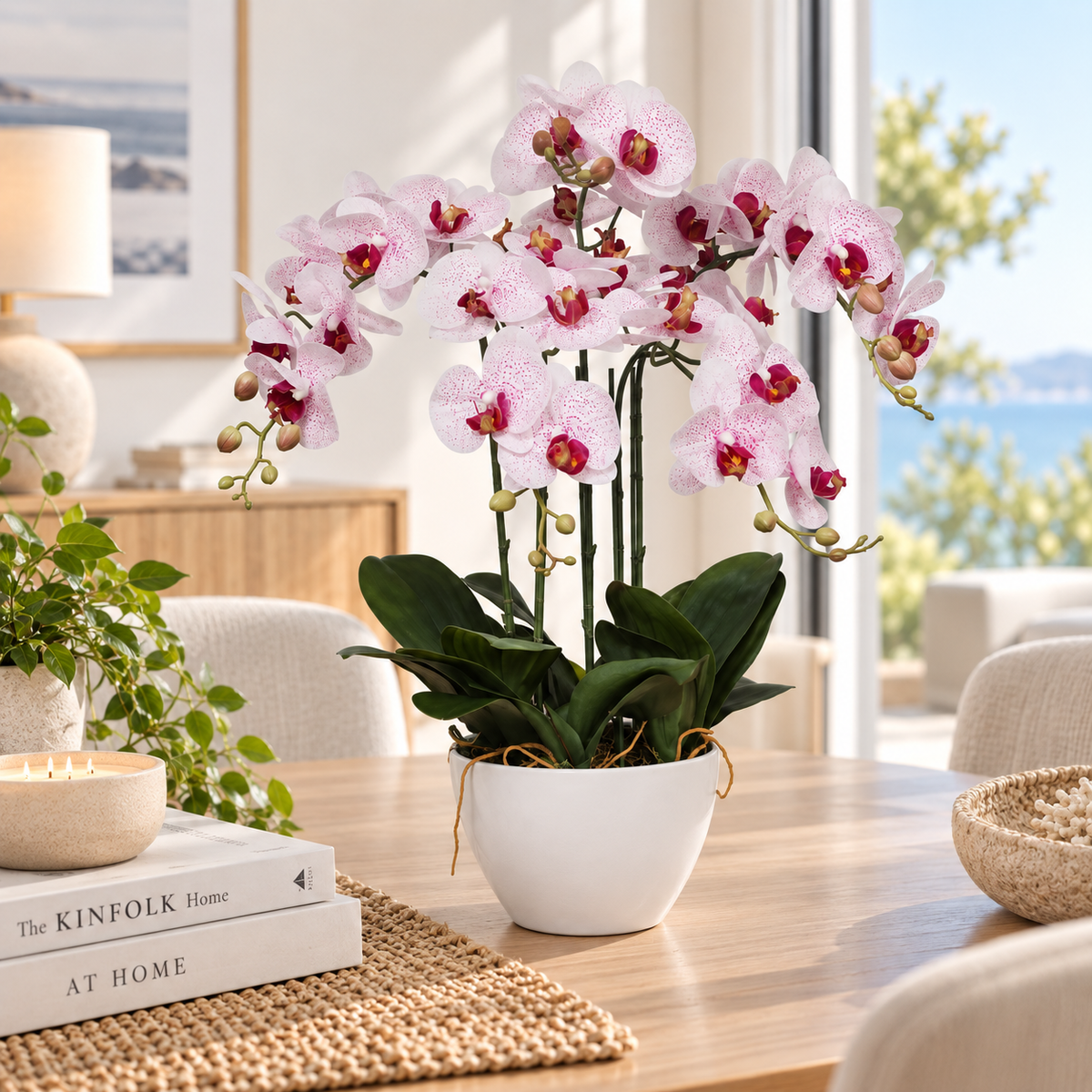 Multi-Stem Butterfly Orchid 66cm