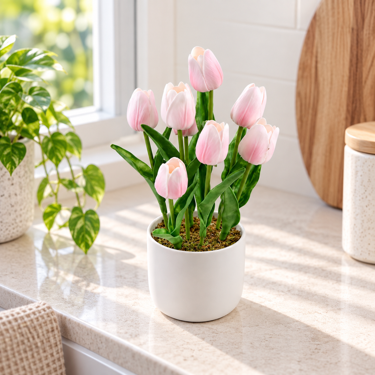 Pink Tulip Plant 35cm